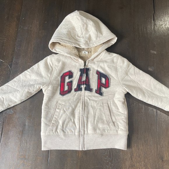 2 GAP Lined Zip-up Hoodie sz 4